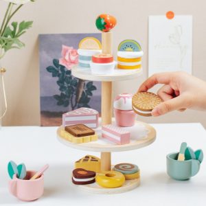 Wooden Pretend Play Barbecue (BBQ) Grill Set