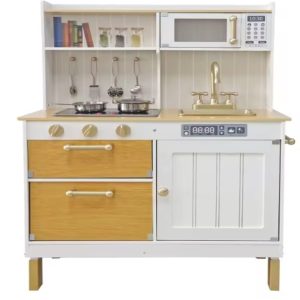 Deluxe Wooden Chef’s Kitchen & Bistro Station