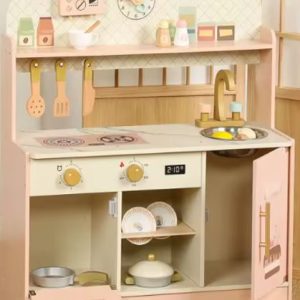 Classic Wooden Play Kitchen & Bakery Station