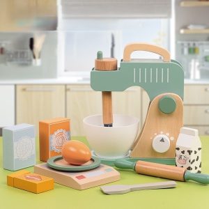 Master Mixer Junior Baker's Wooden Stand Mixer & Prep Set